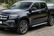 Mercedes X class 2017–2020 Sidetrin Shining V1 (2 stk., aluminium) foto 1