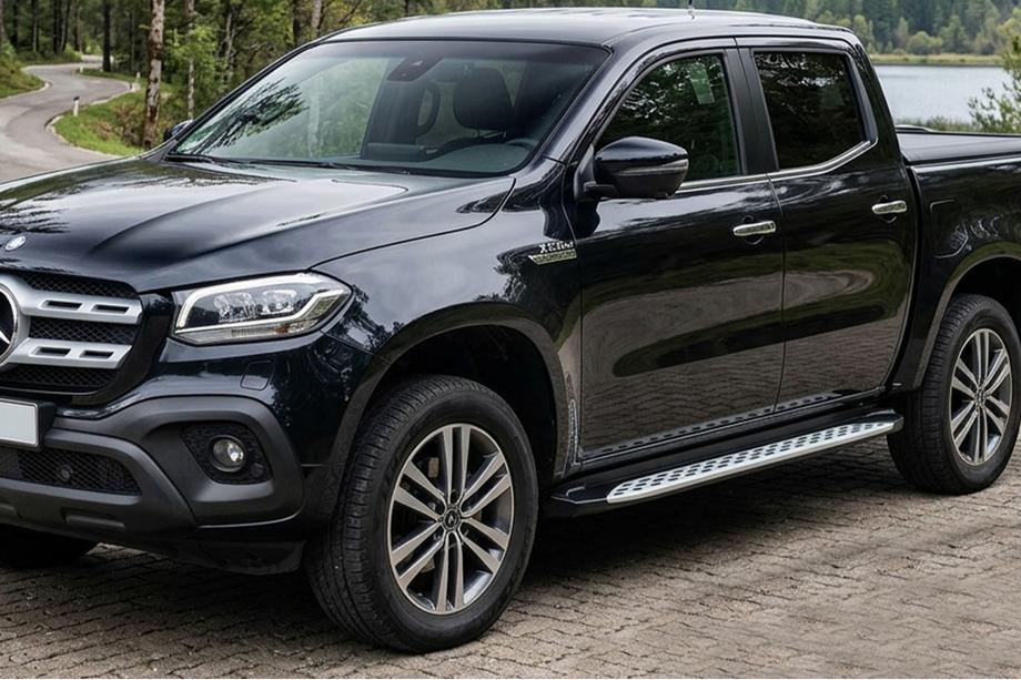 Mercedes X class 2017–2020 Sidetrin Shining V1 (2 stk., aluminium) Image