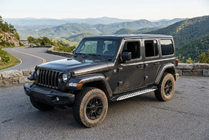 Jeep Wrangler 2018– Sidetrin Shining V1 (2 stk., aluminium) foto 1