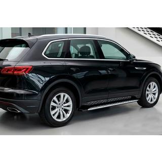 Sidetrin Shining V1 (2 stk., aluminium) Volkswagen Touareg 2018– foto 1