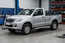 Toyota Hilux 2006–2015 Sidetrin Shining V1 (2 stk., aluminium) foto 1