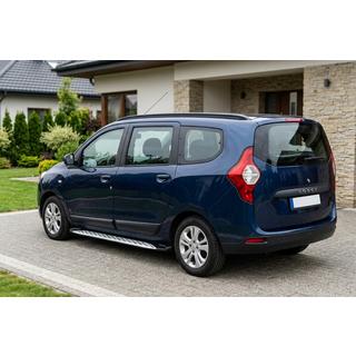 Sidetrin Shining V1 (2 stk., aluminium) Renault Lodgy 2013–2022 foto 1