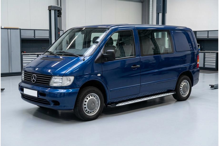 Mercedes Vito W638 1996–2003 Sidetrin Shining V1 (2 stk., aluminium) Foto 1