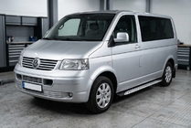 Volkswagen T5 Caravelle 2004–2010 Sidetrin Shining V1 (2 stk., aluminium) foto 1
