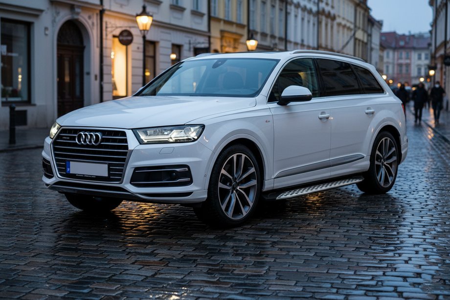 Audi Q7 2015–2026 Sidetrin Shining V1 (2 stk., aluminium) Foto 1
