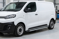 Citroen Jumpy/Dispatch 2017– Sidetrin Shining V1 (2 stk., aluminium) foto 1