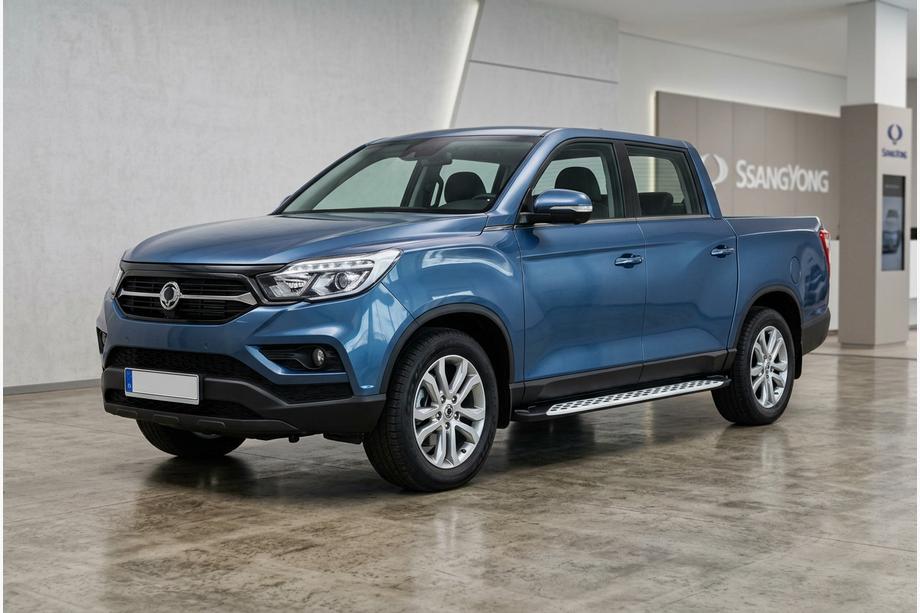 SsangYong Musso II 2018– Sidetrin Shining V1 (2 stk., aluminium) Image