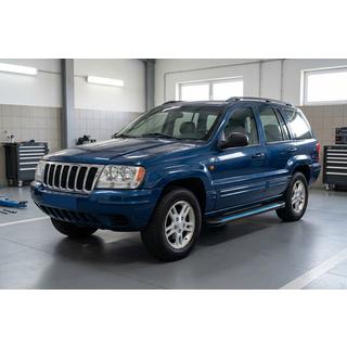 Maya Blue sidetrin (2 stk., aluminium) Jeep Grand Cherokee WJ 1999–2004 foto 1