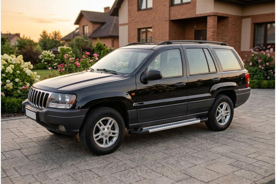 Jeep Grand Cherokee WJ 1999–2004 Sidetrin Vision New Grey (2 stk., aluminium) Image