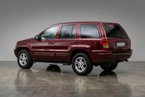 Jeep Grand Cherokee WJ 1999–2004 Sidetrin Bosphore Grey (2 stk., aluminium) foto 1