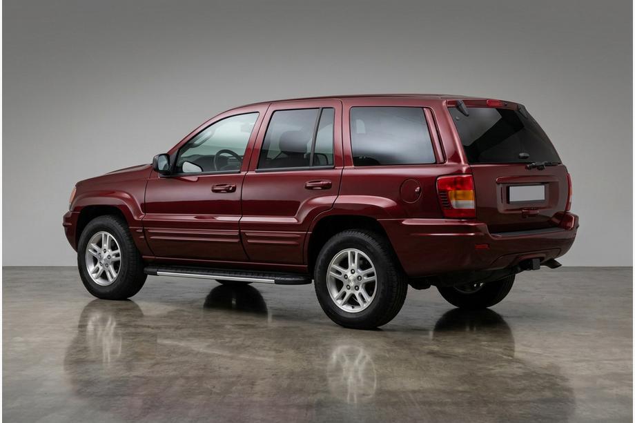 Jeep Grand Cherokee WJ 1999–2004 Sidetrin Bosphore Grey (2 stk., aluminium) Image