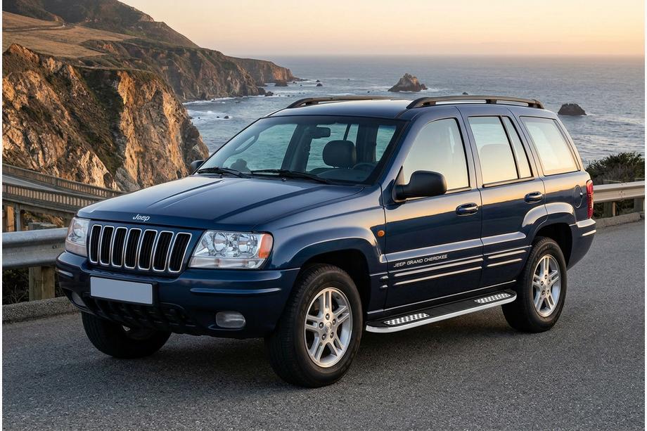 Jeep Grand Cherokee WJ 1999–2004 Sidetrin Tayga V2 (2 stk., aluminium) Image
