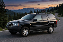 Jeep Grand Cherokee WJ 1999–2004 Sidetrin Tayga Black (2 stk., aluminium) foto 1