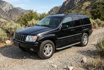 Jeep Grand Cherokee WJ 1999–2004 Sidetrin Tayga Grey (2 stk., aluminium) foto 1