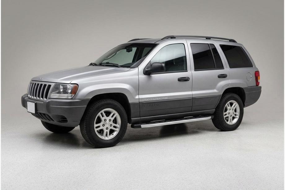 Jeep Grand Cherokee WJ 1999–2004 Sidetrin Fullmond (2 stk., aluminium) Foto 1