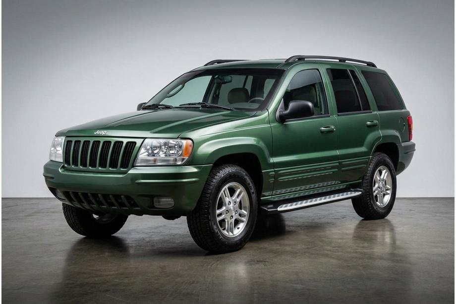 Jeep Grand Cherokee WJ 1999–2004 Sidetrin Shining V1 (2 stk., aluminium) Foto 1