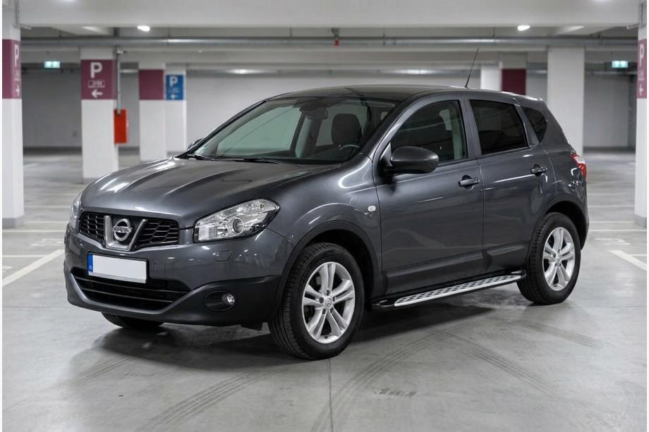Nissan Qashqai 2010–2014 Sidetrin Shining V1 (2 stk., aluminium) Kort akselafstand Image