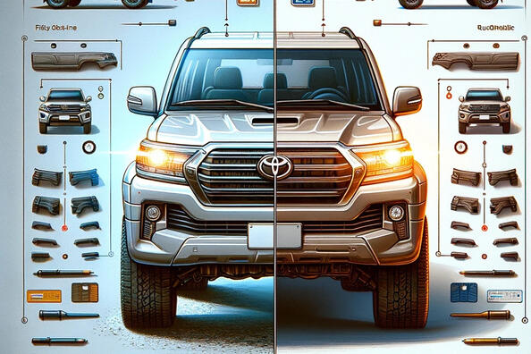 Originale vs. replika bodykits til Toyota Land Cruiser 200: Hvad er bedst?