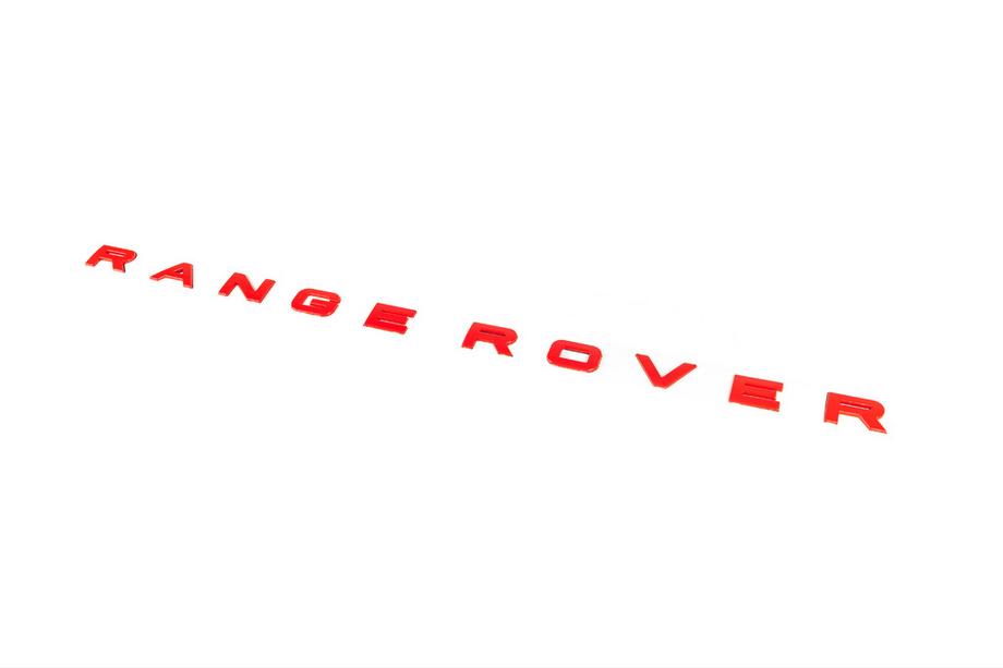 LandRover Range Rover Rød tekstbadge (type-5) Image