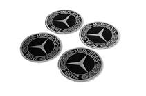Mercedes-Benz Klistermærker til fælgkapsler 90 mm (sæt med 4) foto 1