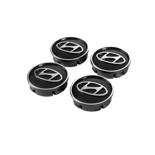 Sorte fælgcenterkapsler hyun60tur-bl (59 mm / 55 mm, 4 stk.) foto 2