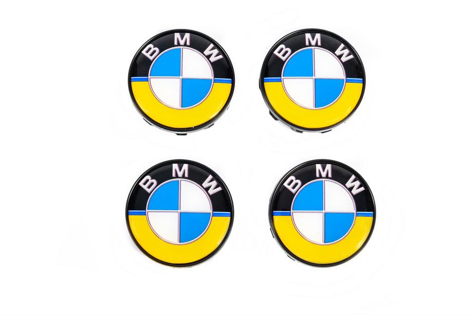 BMW Centerkapsler 55/53 mm UA-Style (4 stk.) Foto 2