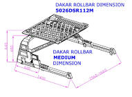 Toyota Tundra 2007–2021 Rollbar med kurv Dakar (til rullecover) foto 8