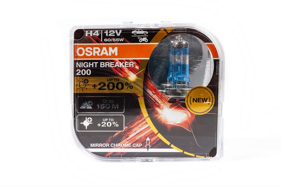 Osram H4 forlygtepære 60/55W Night Breaker Laser +200% 64193NBL200 Image