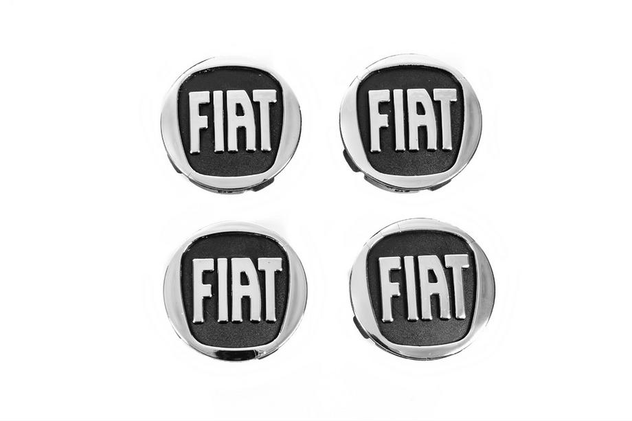 Fiat Navkapsler til fælge 59/55 mm sort (4 stk) Foto 2