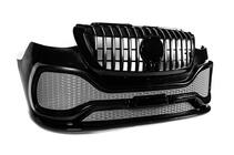 Mercedes Sprinter W907/W910 2018– Frontkofanger med grill i ABS (til lakering) foto 3