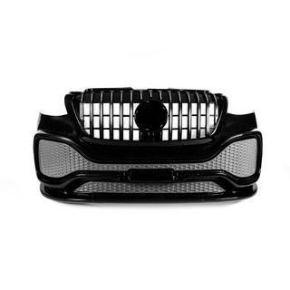 Frontkofanger med grill i ABS (til lakering) foto 4