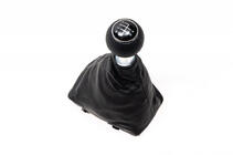 Audi A4 B7 2004–2008 Gearknop + gearmanchet (kunstlæder) 5 gear foto 1