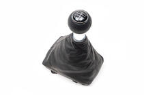 Audi A4 B7 2004–2008 Gearknop + gearmanchet (kunstlæder) 5 gear foto 5