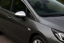 Opel Astra K 2016–2021 Spejlkåber i rustfrit stål (2 stk.) foto 1