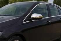 Mercedes B-klasse W247 2019– Spejlkåber til sidespejle (2 stk., rustfrit stål) foto 1