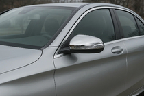 Mercedes C-klasse W205 2014–2021 Spejlkåber til sidespejle (2 stk., rustfrit stål) foto 1