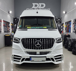 Mercedes Sprinter W907/W910 2018– Forreste kofanger med grill V2 (AMG) foto 6