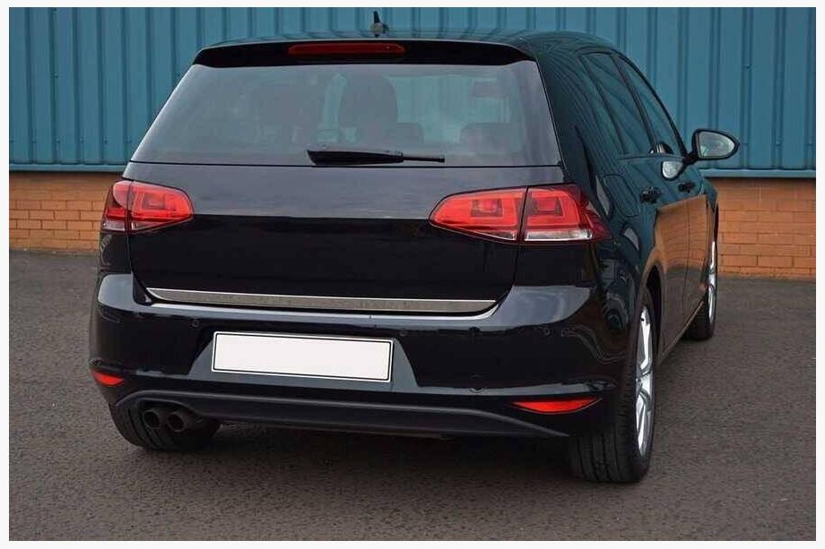 Volkswagen Golf 7/E-Golf 2012–2020 Bagagerumskantliste HB (rustfrit stål) OmsaLine - italiensk rustfrit stål Image