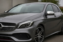 Mercedes A-Klasse W176 2012–2018 Spejlkåber til sidespejle (2 stk., rustfrit stål) foto 1