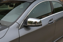 Mercedes CLA C117 2013–2019 Spejlkåber til sidespejle (2 stk., rustfrit stål) foto 1