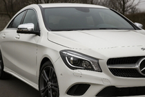 Mercedes CLA C117 2013–2019 Spejlkåber til sidespejle (2 stk., rustfrit stål) foto 3