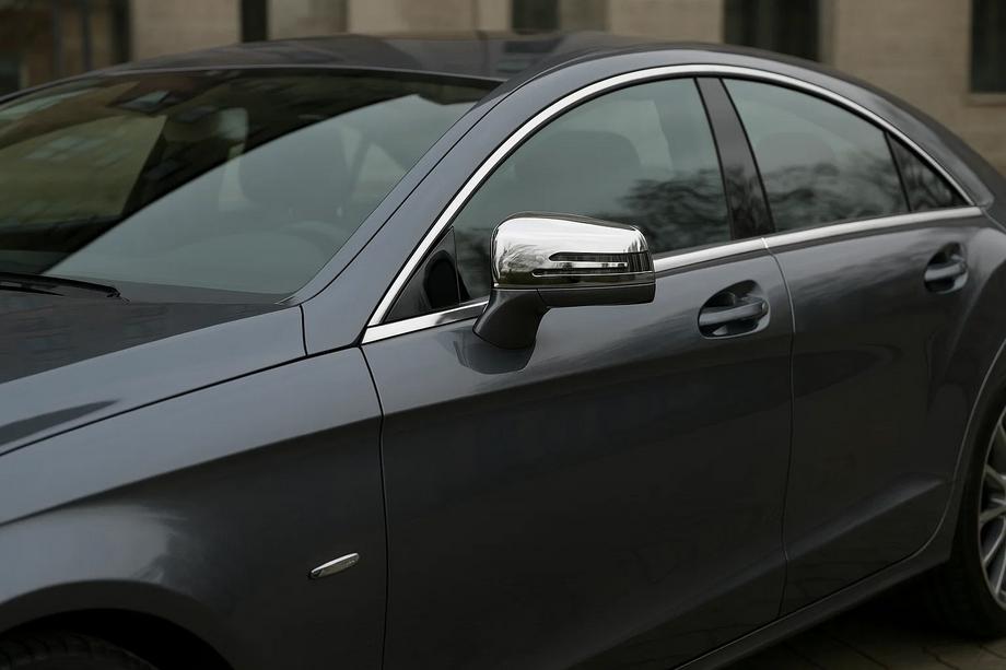 Mercedes CLS C218 2011–2018 Spejlkåber til sidespejle (2 stk., rustfrit stål) Image