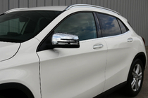 Mercedes GLA X156 2014–2019 Spejlkåber til sidespejle (2 stk., rustfrit stål) foto 1