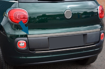 Fiat 500/500L 2013–2022 Rustfri liste over nummerpladen (til 500L) foto 1