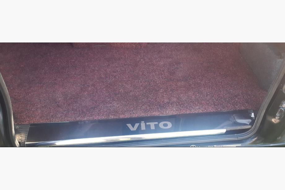 Mercedes Vito W638 1996–2003 Indvendige dørtrinslister Carmos V1 (3 stk., rustfrit stål) Foto 6
