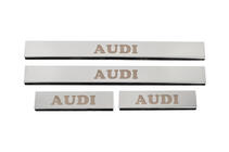 Audi A4 B8 2007–2015 Dørtrinslister (4 stk., rustfrit stål) foto 1