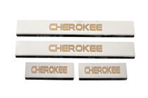 Jeep Grand Cherokee WK2 2010–2021 Dørtrinslister V-2 (4 stk., rustfrit stål) foto 1