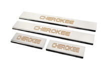 Jeep Grand Cherokee WK2 2010–2021 Dørtrinslister V-2 (4 stk., rustfrit stål) foto 2