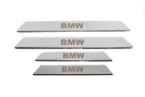 BMW 5-serie E39 1996–2003 Krom dørtrinslister V-2 (4 stk, Carmos) foto 1
