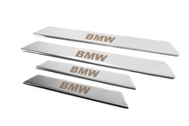 BMW 5-serie E39 1996–2003 Krom dørtrinslister V-2 (4 stk, Carmos) foto 2